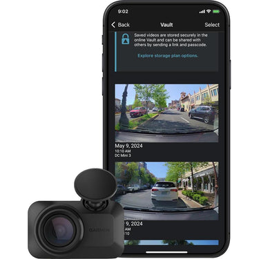 Garmin Dash Cam Mini 3 Ultracompact 1080p with 140 degree Field of View