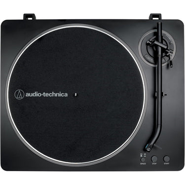 Audio-Technica AT-LP70X-BG Fully Automatic Belt-Drive Turntable Black/Silver +Mat +Cleaning Kit