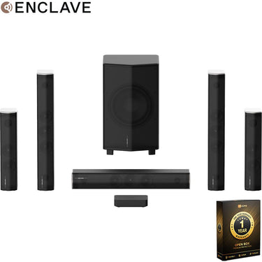 Enclave CineHome Pro 5.1 Wireless Home Theater CineHub Ed. Open Box + 1 YR Warranty