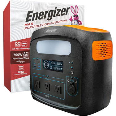 Energizer 960W MAX Portable Power Station Solar Generator Open Box + 1 Year Warranty