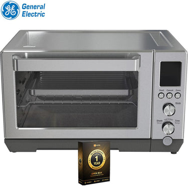 GE Quartz Convection Toaster Oven, Stainless Steel (Open Box) + 1 Year Warranty