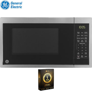 GE Countertop Microwave Oven, 900-watt 0.9 Cu. Ft (Open Box) + 1 Year Warranty