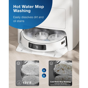 ECOVACS DEEBOT T20 OMNI Robot Vacuum, Mop, Hot Wash, AutoDry, 6000Pa, SelfEmptying
