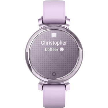 Garmin Lily 2 Smartwatch Metallic Lilac with Lilac Silicone Band