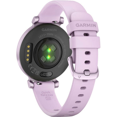 Garmin Lily 2 Smartwatch Metallic Lilac with Lilac Silicone Band