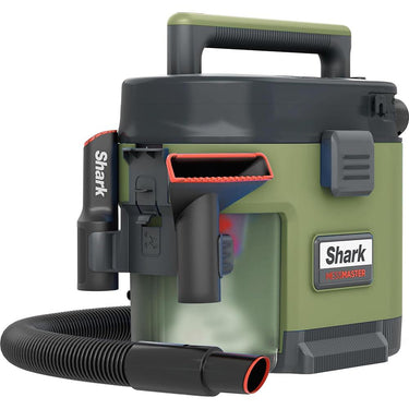 Shark MessMaster 1 Gallon Portable Wet/Dry Vacuum for Pets, Cars- Olive Green Refurb