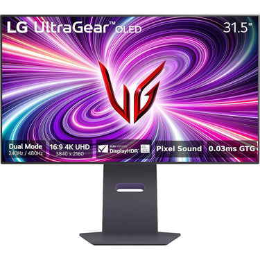 LG UltraGear 32" OLED UHD 240Hz Gaming Monitor + 26 Months Protection Bundle