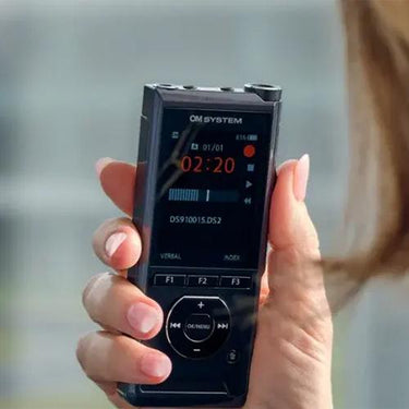 OM Digital Solutions DS-2700 Expandable 2GB Digital Voice Recorder in Black - V420370BU000