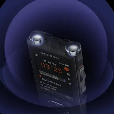 OM Digital Solutions DS-2700 Expandable 2GB Digital Voice Recorder in Black - V420370BU000