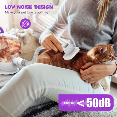 Homeika 3L Pet Grooming Vacuum Pet Hair Suction & Tools - H317-WHITE - Open Box