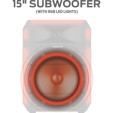 Monster X6 All-in-One Bluetooth Speaker System - Open Box