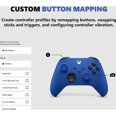 Microsoft Xbox Special Edition Wireless Controller; Shock Blue - Open Box