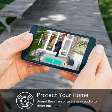 TP-Link Kasa Cam Outdoor 1080p HD, 2-Days Free Cloud Storage, Built-in Siren - Open Box