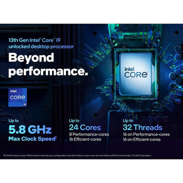 Intel Core i9-13900KF 24 Cores; 32 Threads Gaming Desktop Processor - Open Box