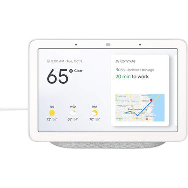 Google Nest Hub with Google Assistant Chalk Open Box with 1 Year Warranty