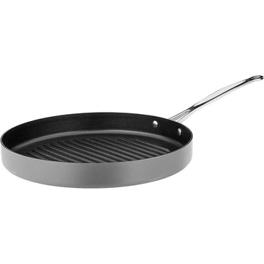 Cuisinart Chef's Classic Nonstick Hard-Anodized 12-Inch Round Grill Pan (Black)