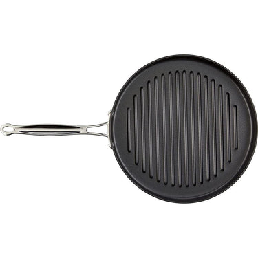 Cuisinart Chef's Classic Nonstick Hard-Anodized 12-Inch Round Grill Pan (Black)