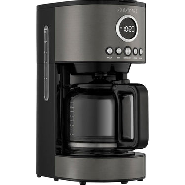 Cuisinart 12 Cup Coffeemaker ;Stainless Steel Black DCC-1220BKS (Refurbished) - Open Box