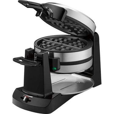 Cuisinart WAF-F40 Double Flip Belgian Waffle Maker Black/Stainless - Open Box