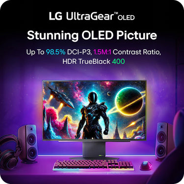 LG 27 UltraGear OLED QHD Gaming Monitor 480Hz 0.03ms G-Sync