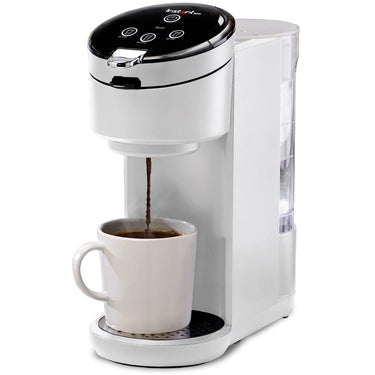Instant Pot Solo Single-Serve Coffee Maker, Ground Coffee and Pod Coffee Maker, White
