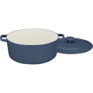 Cuisinart Chef's Classic Enameled Cast Iron Round Covered Casserole (Blue, 7- Quart)