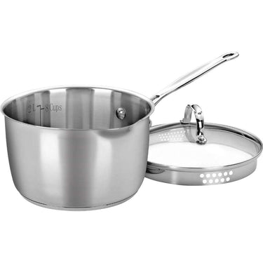 Cuisinart Chef's Classic Stainless 3-Qt Cook and Pour Saucepan with Cover (7193-20P)