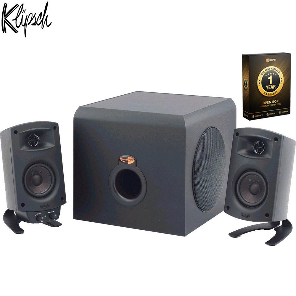 Klipsch ProMedia 2.1 THX Certified Speaker System Black Open Box+1 Yea