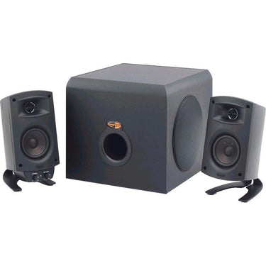 Klipsch ProMedia 2.1 THX Certified Speaker System Black Open Box+1 Year Warranty