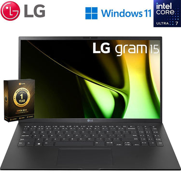 LG Gram 15.6" Intel Ultra 7 32GB/1TB SSD Laptop Open Box with 1 Year Warranty