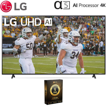 LG 65-Inch UT75 Series LED Smart TV 4K 2024 Open Box with 1 Year Warranty