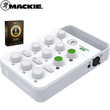 Mackie M-Caster Live Portable Streaming Mixer White Open Box + 1 Year Warranty