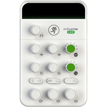 Mackie M-Caster Live Portable Streaming Mixer White Open Box + 1 Year Warranty