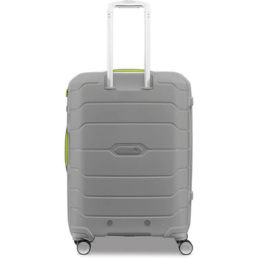 Samsonite Freeform 24" Medium Spinner Luggage White/Grey with Traveling Bundle