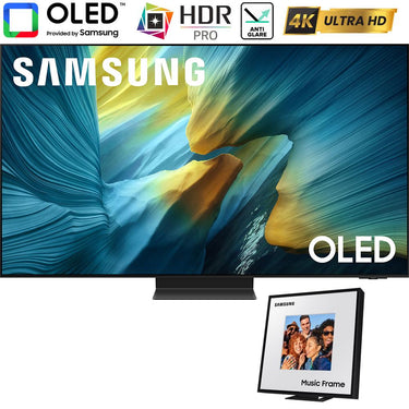 Samsung 55 inch OLED 4K S95F Vision AI Smart TV (2025) + Music Photo Frame Smart Speaker