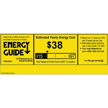 LG OLED77CXPUA 77" CX 4K Smart OLED TV w/ AI ThinQ (2020) Refurbished