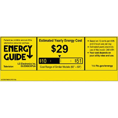 LG OLED65CXPUA 65" CX 4K Smart OLED TV w/ AI ThinQ - Refurbished