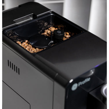 GE Profile Automatic Espresso Machine + Milk Frother, One-Touch Brew (Black)