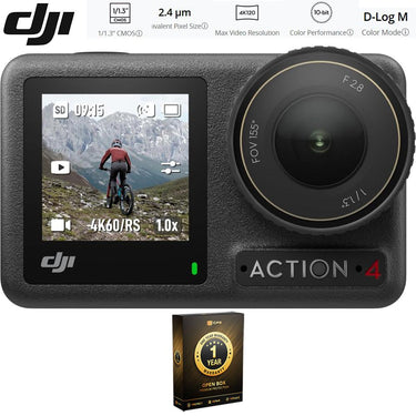 DJI Osmo Action 4 Standard Combo Action Camera Open Box with 1 Year Warranty