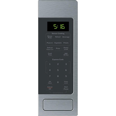 GE 1.6 Cu. Ft. Capacity Countertop Microwave Oven, Stainless Steel - Open Box