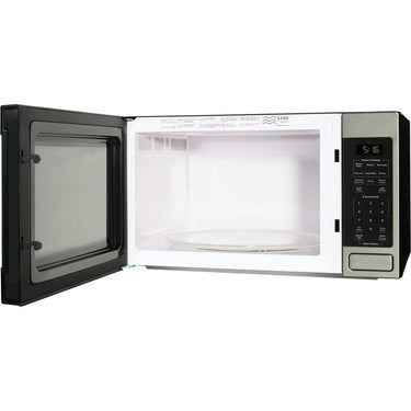 GE 1.6 Cu. Ft. Capacity Countertop Microwave Oven, Stainless Steel - Open Box