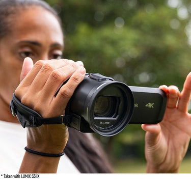 Panasonic UHD 4K 25.9MP 24X Optical Zoom Lightweight Camcorder (HC-VX3) - Open Box