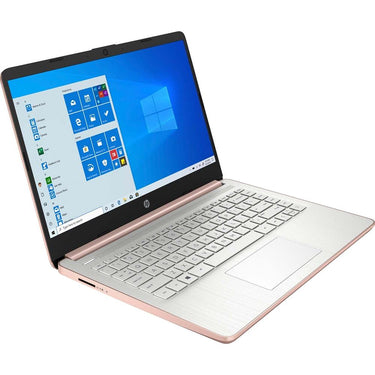 Hewlett Packard 14-dq0070nr 14 inch LCD HD 4GB/64GB Touchscreen Laptop in Rose Gold - Open Box