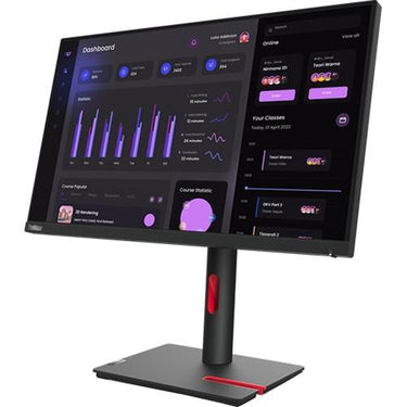 Lenovo ThinkVision T24i-30 23.8" Full HD 60Hz 16:9 4ms Monitor, Raven Black
