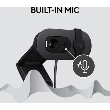 Logitech Core Brio 100 1080p Full HD Webcam in Black - 960-001580