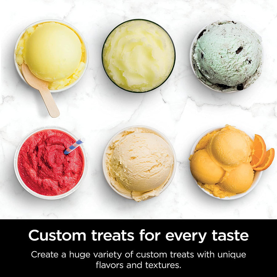 Ninja CREAMi Deluxe 11-in-1 XL Ice Cream Maker, Black (NC551) - Refurbished