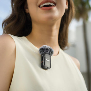 DJI Mic 2 Transmitter Wireless Microphone (Shadow Black) + Accessories Bundle