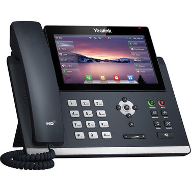 YeaLink SIP-T48U SIP Corded Wall Mountable Desk Phone, Classic Gray