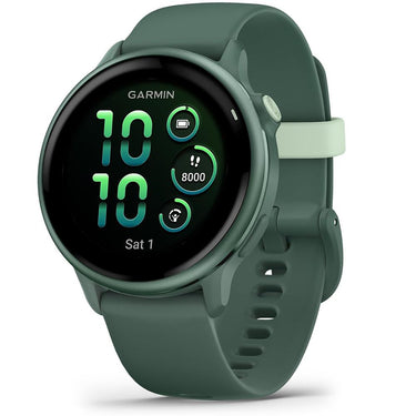 Garmin VIVOACTIVE 6 Health & Fitness GPS Smartwatch, Jasper Green + Warranty Bundle