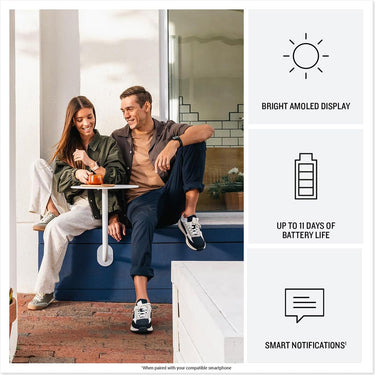 Garmin VIVOACTIVE 6 Health & Fitness GPS Smartwatch, Black + Accessories Bundle